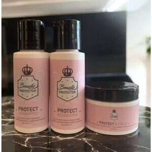 Beauty Protector PROTECT&SHAMPOO + PROTECT&CONDITION 2 oz /60 ml + DEEP CON MASK